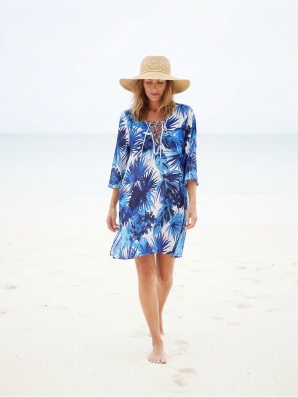 Tommy Bahama Palm Print Beach/Resortwear Cover up Size S